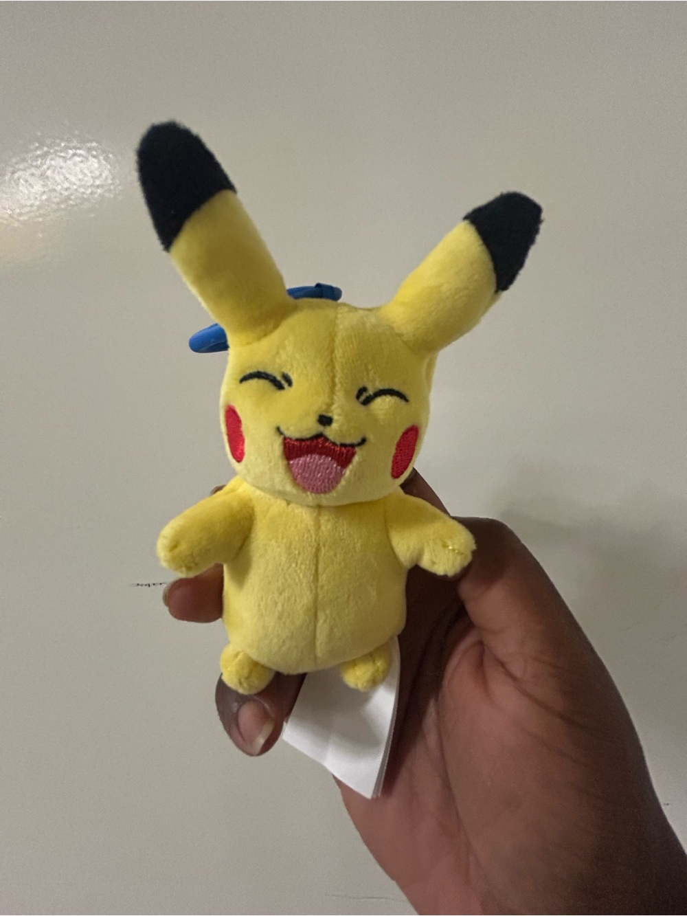 Yellow Pikachu Plush Toy Key Chain